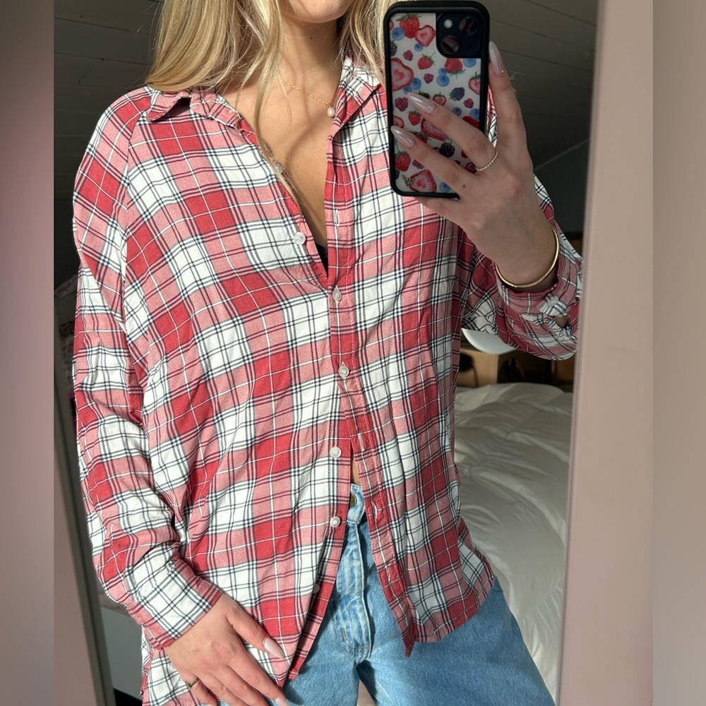 Oversize plaid pattern Shirt